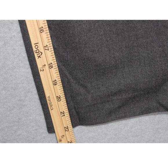Talbots Womens Wool lined Capri Wide Leg pants Gray Size 12 - Picture 5 of 8